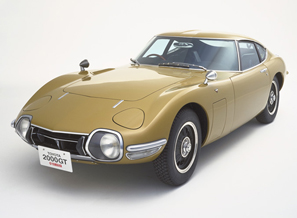 トヨタ自動車と共同開発・生産した日本を代表するスポーツカー「TOYOTA 2000GT」（1967年）