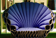 cappellini・Peacock Felt Chair(Dror Benshetrit)