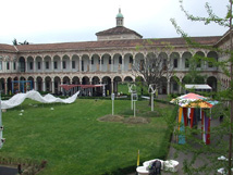 ミラノ大学の中庭。