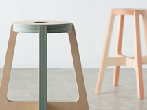 Paper wood stool　d)drill design