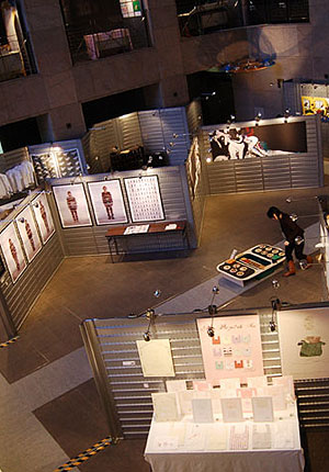 日本大学藝術学部デザイン学科 卒業制作選抜展 コミュニケーションデザインの展示風景