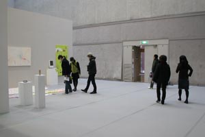 東京造形大学 卒業制作展 会場エントランス