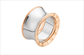 Anish Kapoor B.zero1 ring in pink gold and steel（アニッシュ・カブーアとのコラボレーションモデル）