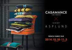 SHOP ASPLUND×CASAMANCE “FRENCH FABRIC FAIR”