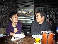 年末には吉岡徳仁さんとナガオカケンメイさんと久しぶりに食事。