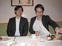 大の甘党のnendoのイトウアキヒロ氏と佐藤オオキ氏