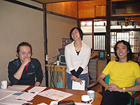 9月に京都の長屋のスタジオで撮影