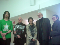 2005年　LEXUS（写真左から）石上純也、アレッサンドロ・メンディーニ、妹島和世、アンドレア・ブランジ、ニコレッタ・モロッジィ