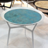 「KANAYA」から、紺野弘通デザインの「Tray Table HK + 02」。こちらもアルミの鋳物。　（2011.11.2撮影）