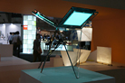 PROTO LAB 照明部門の作品「クリオネ」／ソノベデザインオフィス。有機ELを使用し、アクリルで光源の薄さ・軽快さを表現した意匠