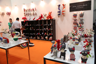 anne clair petit（フランス）からは、あみぐるみ製品が多数出展