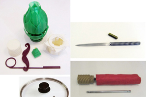 家庭でも活躍する3D Print作品、photo:YE