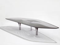 Out of Hand「Coffee Table Liquid Glacial Smoke」Zaha Hadid and Patrik Schumacher photo: Jacapo Spilimbergo