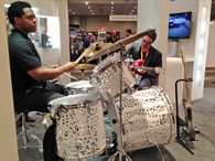 Inside 3D Printing Conference & Expo 3D Printer で作ったドラム photo:YE