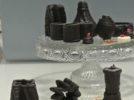 Foodiniで作った様々な形のチョコレートphoto:Natural Machines