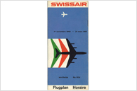 スイス航空時刻表1960年版