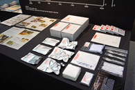 NOSIGNER作成の防災セット「THE SECOND AID」も合わせて並んだ