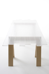 nendo「transparent table」