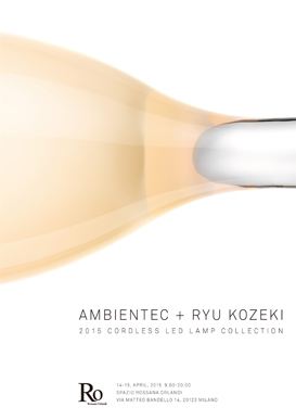 AMBIENTEC + RYU KOZEKI