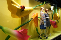 銀座コア 2015年4月 ショーウィンドウ1