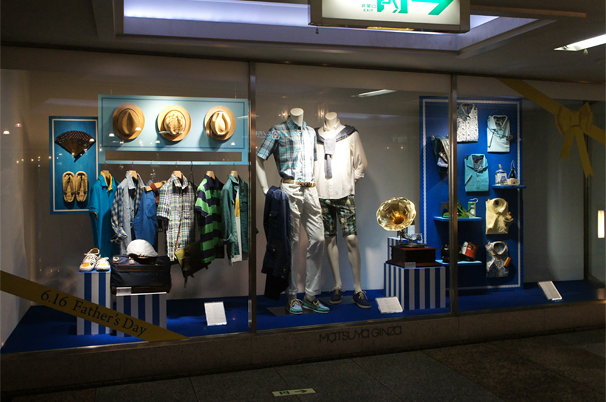 松屋銀座 2013年6月 ショーウィンドウ1