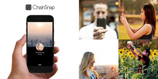 世界中のスマートフォンのカメラと繋いで、写真が撮れるアプリ「ChainSnap」提供開始