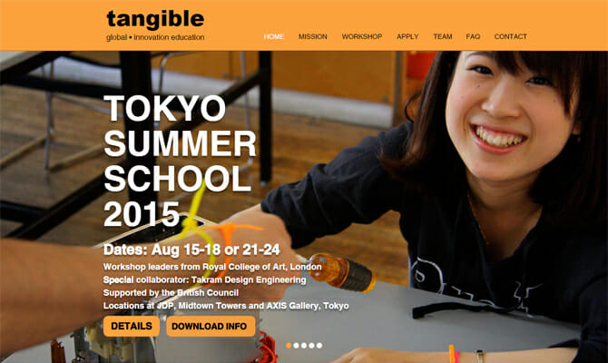 クリエイティブなアイデア創出のテクニックをRCA教員から学ぶ、「Tangible – Tokyo Summer School 2015」