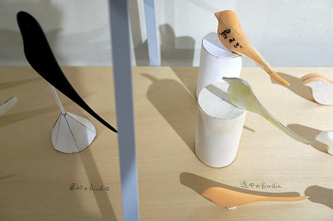 idがデザインしてアッシュコンセプトで製品化されたBirdie paper knifeのできるまで、「鳥すぎ」という書き込み