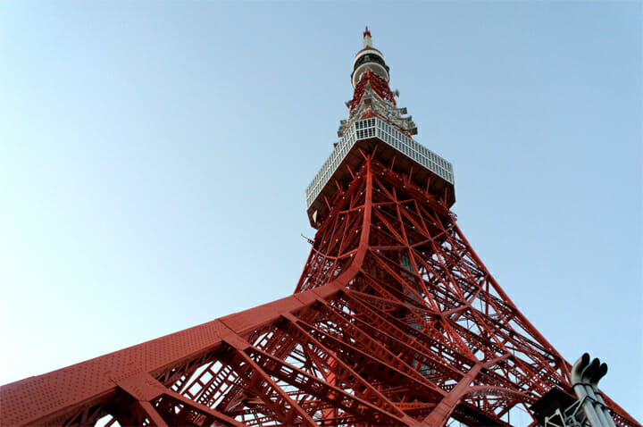 会場からすぐの東京タワー