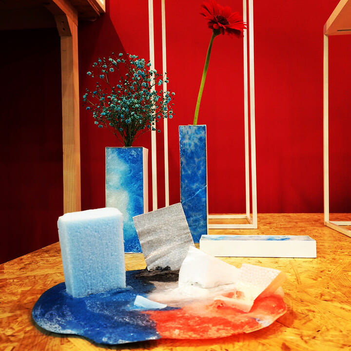 100人展より進藤 篤さんの「La mer/海の家具」、#emptyにアップした画像の中ではこれが一番人気でした