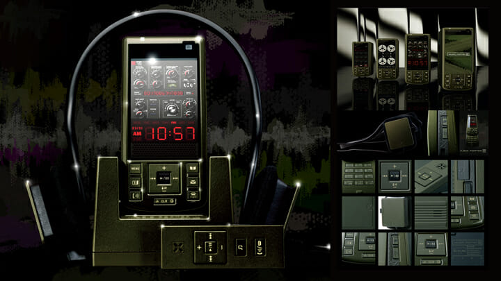 NTT DOCOMO「MUSIC PORTER X」/ART DIRECTION, PRODUCT DESIGN, GUI DESIGN