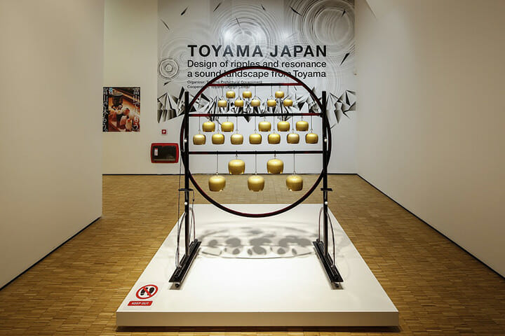 富山県の「TOYAMA JAPAN」展示の様子、撮影:大木大輔