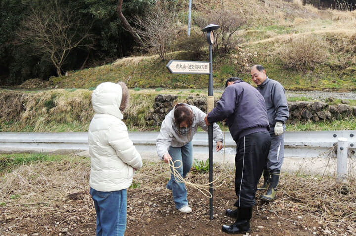 笹川集落案内サインと地域デザイン (6)