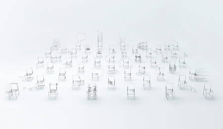 50 manga chairs for Friedman Benda gallery 2016