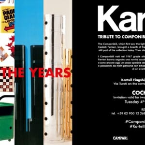 Kartell TRIBUTE TO COMPONIBILI. 50th ANNIVERSARY