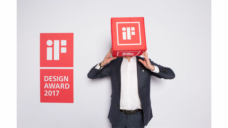 iFデザイン賞のトークイベントにて、代表ラルフ・ウィーグマンさんと共に登壇