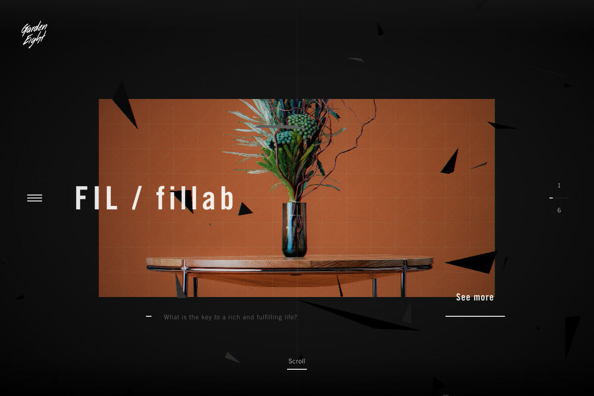 「Garden Eight 」コーポレートサイト (4)