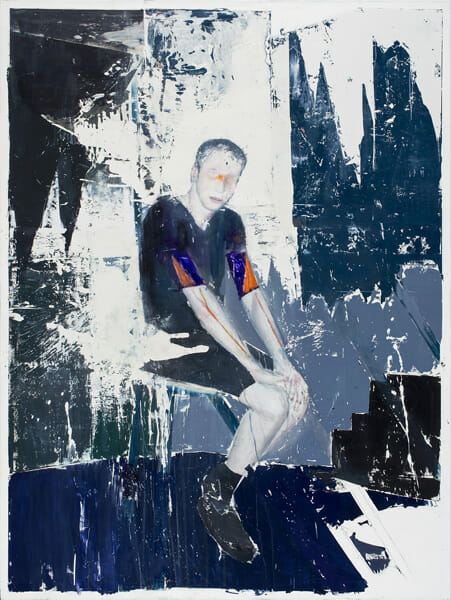 Moon brother 2017 Oil on canvas 200x150cm