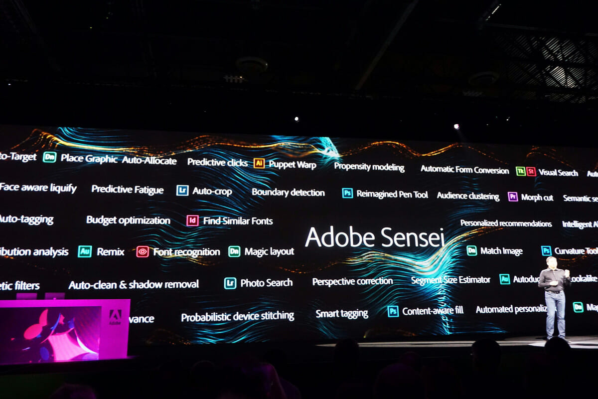 これだけの製品にAdobe Senseiが使われている