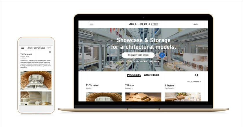 「建築倉庫ミュージアム」を運営する寺田倉庫による、建築模型専用クラウド保管サービス「ARCHI-DEPOT STOCK」がスタート