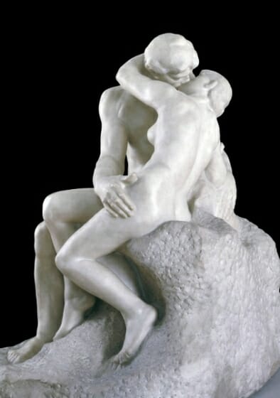 オーギュスト・ロダン 《接吻》(部分) 1901-4年 ペンテリコン大理石 182.2×121.9×153.0cmPurchased with assistance from the Art Fund and public contributions 1953, image © Tate, London 2017