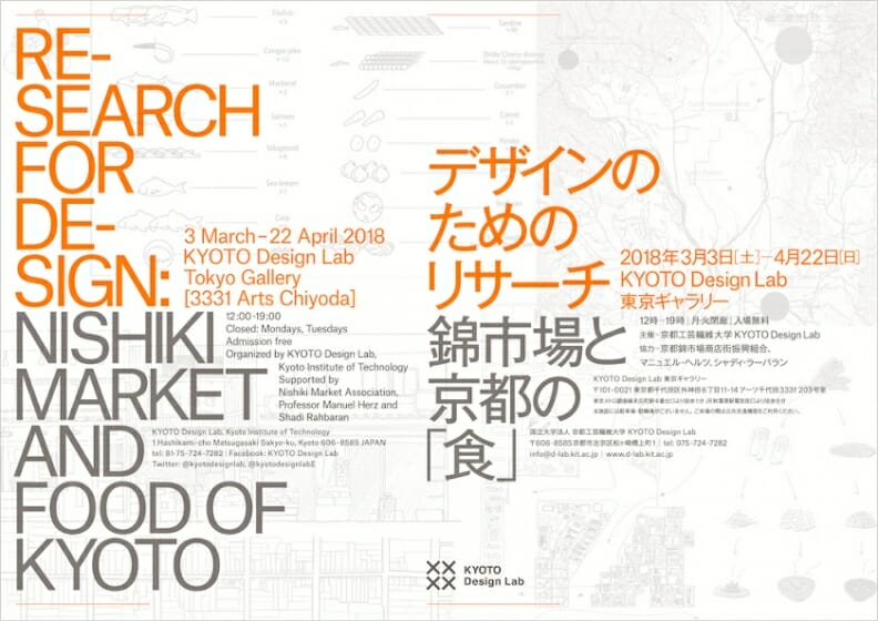 デザインのためのリサーチ－錦市場と京都の「食」