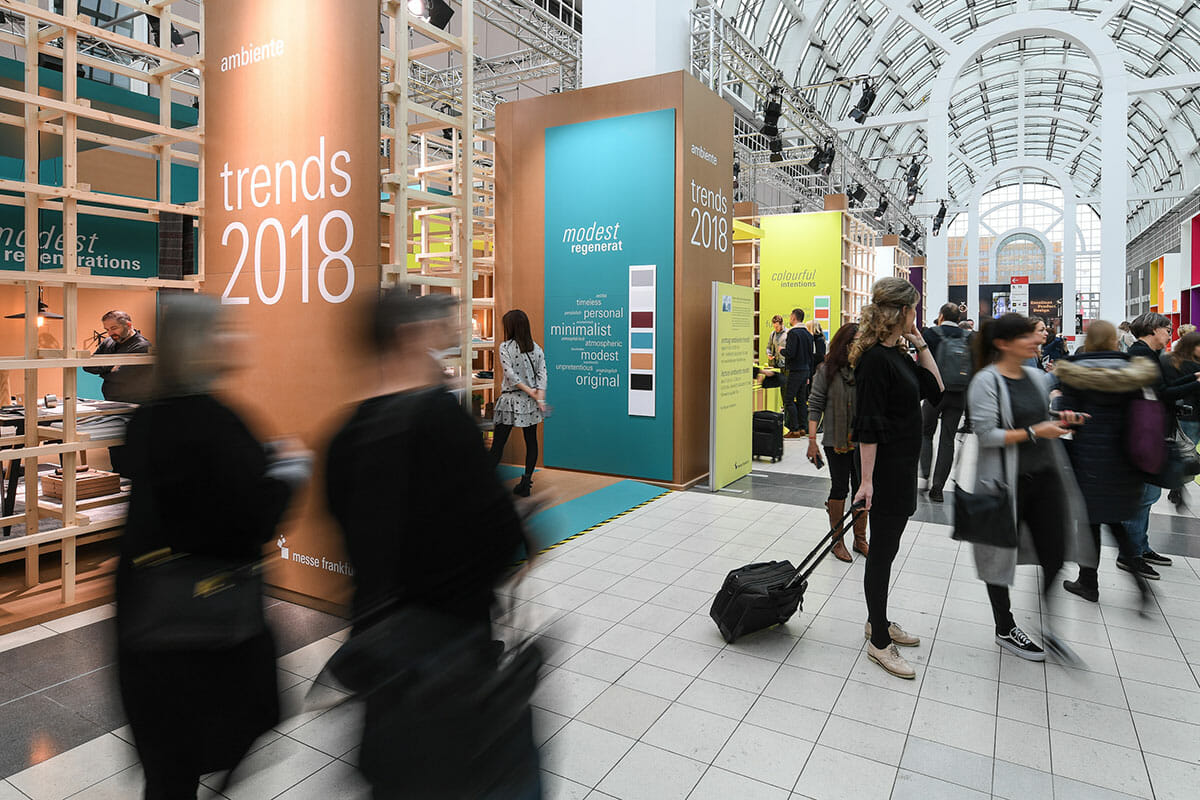 アンビエンテの「trends」、ガレリア会場にて、Messe Frankfurt Exhibition GmbH / Pietro Sutera