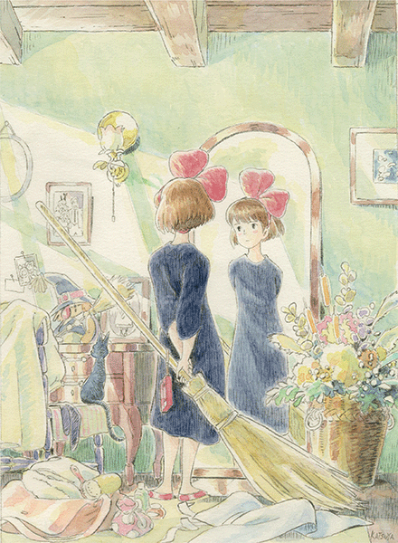 「魔女の宅急便」イメージボード © 1989 角野栄子・Studio Ghibli・N