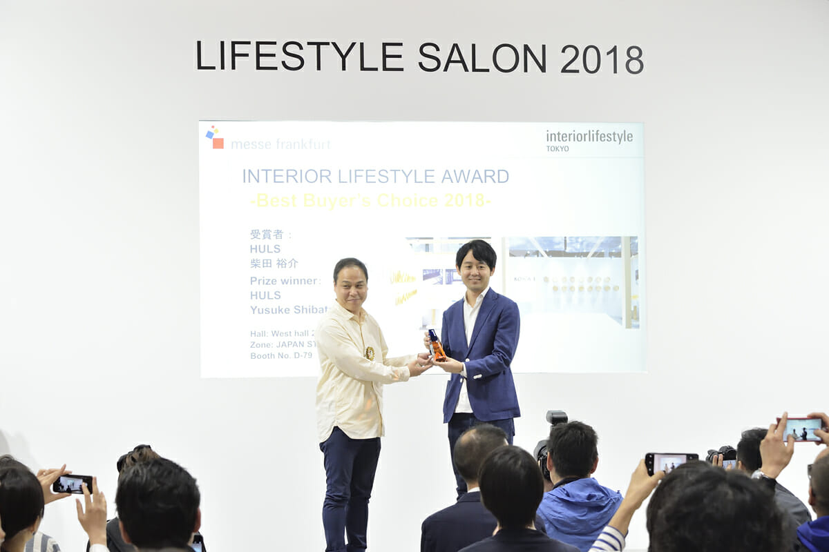 「Best Buyer’s Choice 2018」を受賞した、株式会社HULS 代表取締役の柴田裕介さん