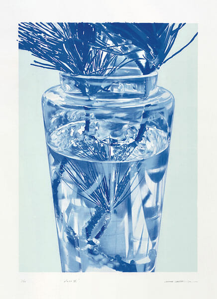 glassⅨ/リトグラフ /720×520mm/2018年/© Misako SHIMIZU