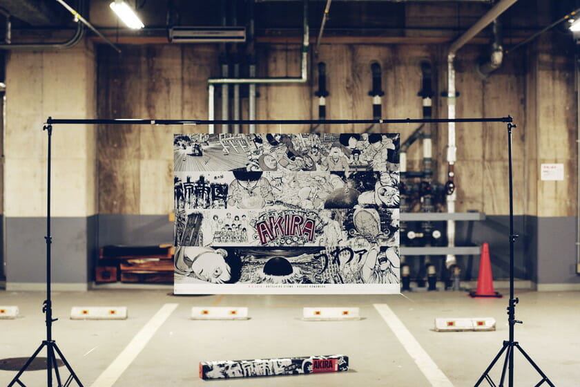 渋谷パルコ建て替え工事仮囲い「AKIRA ART WALL」が超特大B0判カレンダー化！10月8日に1日限りの限定販売