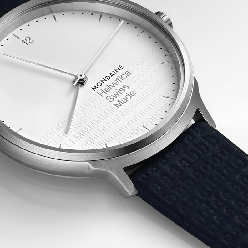 スイスの時計ブランド「モンディーン」から、活版印刷やタイポグラフィーに焦点をあてたスペシャル・エディションが発売