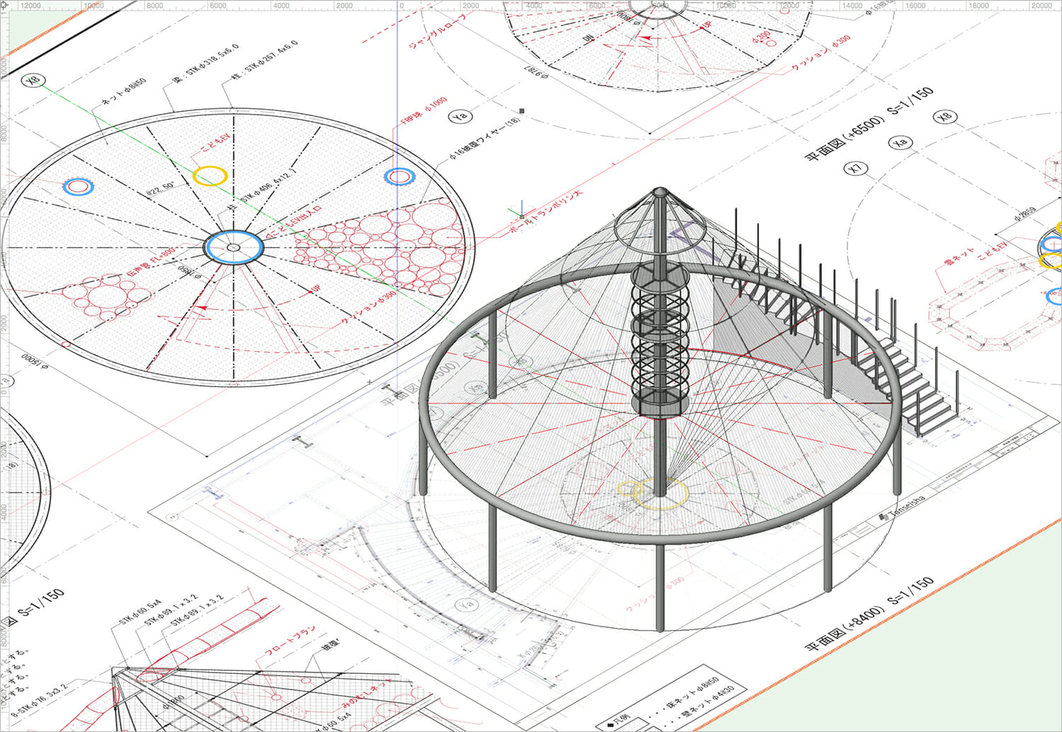 「ハグハグのき」3D図面