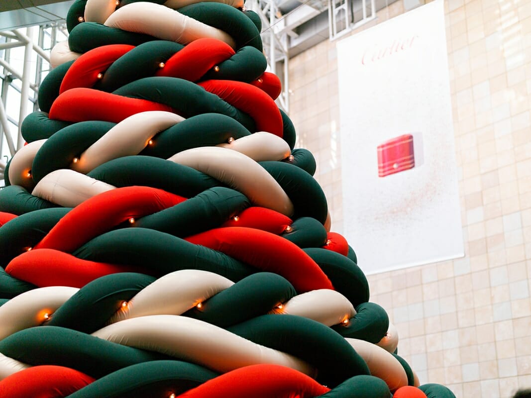 A Nap-able Christmas Tree Emerges in Roppongi Hills